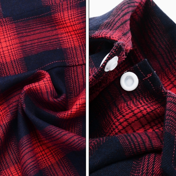 Plaid Dog Puppy Shirt Size XS - Picture 10 of 14